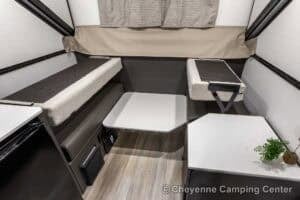 2026 Forest River Flagstaff Hardside T21HS Pop-Up A-Frame Camper Interior Image