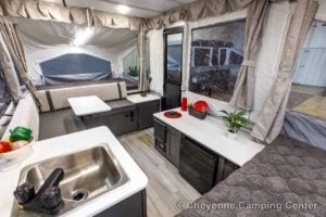 2027 Forest River Flagstaff MAC 164MT Pop-Up Camper Interior Image