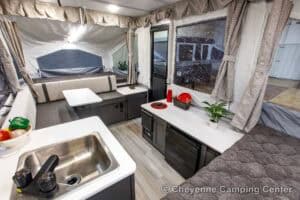2026 Forest River Flagstaff MAC 164MT Pop-Up Camper Interior Image