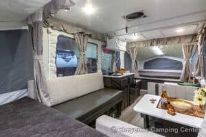 2026 Forest River Flagstaff MAC 227MT Pop-Up Camper Interior Image