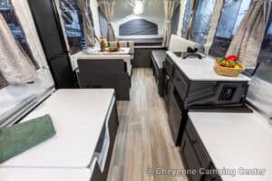 2026 Forest River Flagstaff MAC 227MT Pop-Up Camper Interior Image