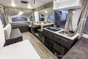 2027 Forest River Flagstaff MAC 238MT Pop-Up Camper Interior Image