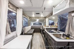 2027 Forest River Flagstaff MAC 238MT Pop-Up Camper Interior Image