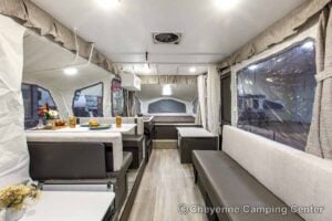 2027 Forest River Flagstaff MAC 238MT Pop-Up Camper Interior Image