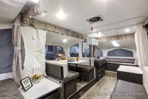 2027 Forest River Flagstaff MAC 238MT Pop-Up Camper Interior Image