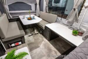 2026 Forest River Flagstaff OTG 141OTG Pop-Up Camper Interior Image