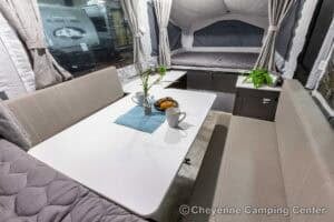 2026 Forest River Flagstaff OTG 141OTG Pop-Up Camper Interior Image