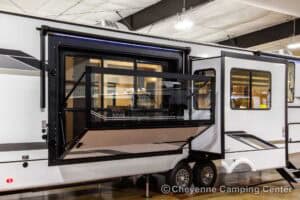 2026 Forest River Sabre 37RVMILES Rear Den Fifth Wheel With Deck Exterior Image