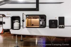 2026 Forest River Sabre 37RVMILES Rear Den Fifth Wheel With Deck Exterior Image