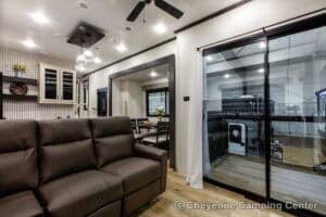 2026 Forest River Sabre 37RVMILES Rear Den Fifth Wheel With Deck Interior Image