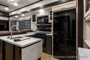 2026 Forest River Sabre 37RVMILES Rear Den Fifth Wheel With Deck Interior Image