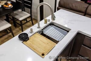 2026 Forest River Sabre 37RVMILES Rear Den Fifth Wheel With Deck Interior Image