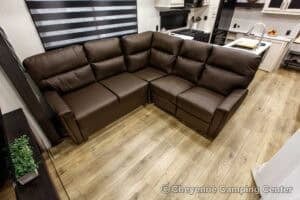 2026 Forest River Sabre 37RVMILES Rear Den Fifth Wheel With Deck Interior Image