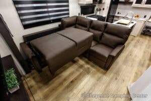 2026 Forest River Sabre 37RVMILES Rear Den Fifth Wheel With Deck Interior Image