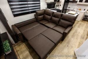 2026 Forest River Sabre 37RVMILES Rear Den Fifth Wheel With Deck Interior Image