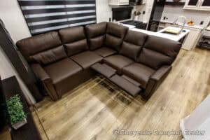 2026 Forest River Sabre 37RVMILES Rear Den Fifth Wheel With Deck Interior Image