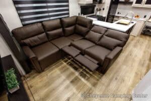 2026 Forest River Sabre 37RVMILES Rear Den Fifth Wheel With Deck Interior Image