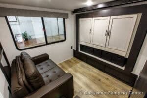 2026 Forest River Sabre 37RVMILES Rear Den Fifth Wheel With Deck Interior Image