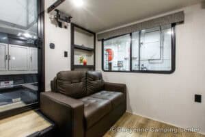 2026 Forest River Sabre 37RVMILES Rear Den Fifth Wheel With Deck Interior Image