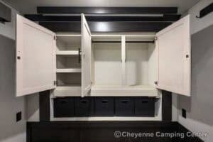 2026 Forest River Sabre 37RVMILES Rear Den Fifth Wheel With Deck Interior Image