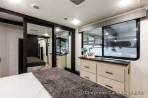 2026 Forest River Sabre 37RVMILES Rear Den Fifth Wheel With Deck Interior Image