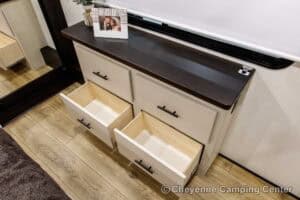 2026 Forest River Sabre 37RVMILES Rear Den Fifth Wheel With Deck Interior Image