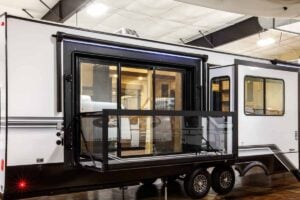 2027 Forest River Sabre 37RVMILES Rear Den Fifth Wheel With Deck Exterior Image