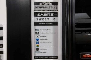 2027 Forest River Sabre 37RVMILES Rear Den Fifth Wheel With Deck Exterior Image