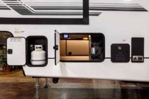 2027 Forest River Sabre 37RVMILES Rear Den Fifth Wheel With Deck Exterior Image