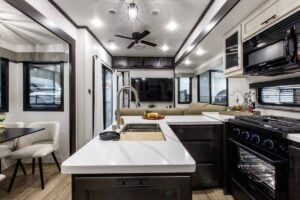 2027 Forest River Sabre 37RVMILES Rear Den Fifth Wheel With Deck Interior Image