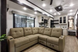 2027 Forest River Sabre 37RVMILES Rear Den Fifth Wheel With Deck Interior Image