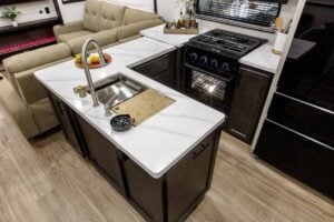 2027 Forest River Sabre 37RVMILES Rear Den Fifth Wheel With Deck Interior Image