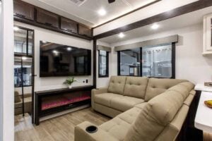 2027 Forest River Sabre 37RVMILES Rear Den Fifth Wheel With Deck Interior Image