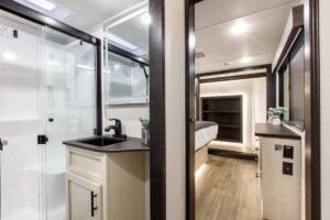 2027 Forest River Sabre 37RVMILES Rear Den Fifth Wheel With Deck Interior Image