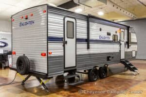 2021 Gulf Stream Enlighten 27BHS Used Bunkhouse Travel Trailer Exterior Image