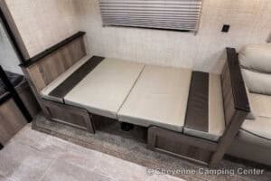 2021 Gulf Stream Enlighten 27BHS Used Bunkhouse Travel Trailer Interior Image