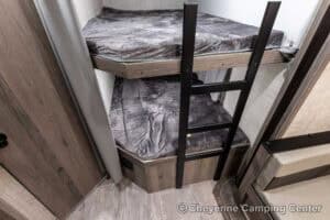 2021 Gulf Stream Enlighten 27BHS Used Bunkhouse Travel Trailer Interior Image