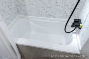 2021 Gulf Stream Enlighten 27BHS Used Bunkhouse Travel Trailer Interior Image