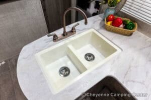 2021 Gulf Stream Enlighten 27BHS Used Bunkhouse Travel Trailer Interior Image