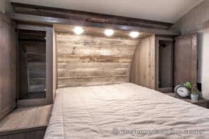 2021 Gulf Stream Enlighten 27BHS Used Bunkhouse Travel Trailer Interior Image