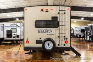 2019 Forest River Flagstaff Micro Lite 25RKS Rear Kitchen Couples Travel Trailer Exterior Image