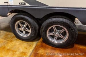 2019 Forest River Flagstaff Micro Lite 25RKS Rear Kitchen Couples Travel Trailer Exterior Image