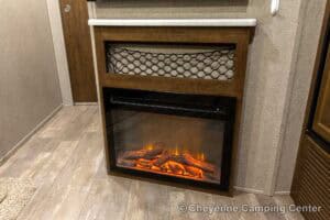 2019 Forest River Flagstaff Micro Lite 25RKS Rear Kitchen Couples Travel Trailer Interior Image