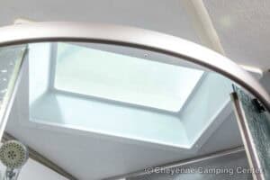 2019 Forest River Flagstaff Micro Lite 25RKS Rear Kitchen Couples Travel Trailer Interior Image