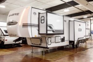 2027 Forest River Sabre 36DBB Two Bedroom Fifth Wheel with Loft Exterior Image