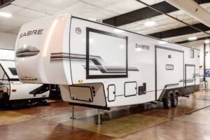 2027 Forest River Sabre 36DBB Two Bedroom Fifth Wheel with Loft Exterior Image