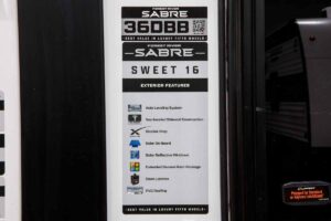 2027 Forest River Sabre 36DBB Two Bedroom Fifth Wheel with Loft Exterior Image