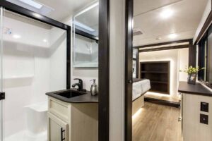 2027 Forest River Sabre 36DBB Two Bedroom Fifth Wheel with Loft Interior Image