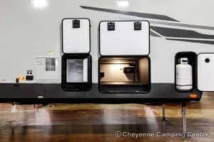 2026 Forest River Flagstaff Classic 401CFB Rear Living Room Fifth Wheel Exterior Image