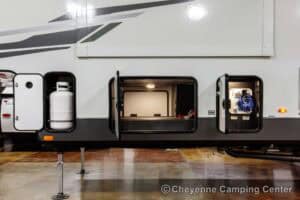 2026 Forest River Flagstaff Classic 401CFB Rear Living Room Fifth Wheel Exterior Image